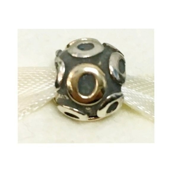 Pandora 14K Gold Letter Inital O Charm Bead 925 Sterling Silver 790298O - Picture 7 of 7